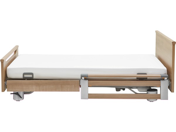 Seitensicherungen kopfseitig geteilt, teleskopierbar (TSG 110 cm) und Holz-Seitenblenden