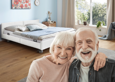 Entdecken Sie unser flexibles Doppelbett Regia partner.